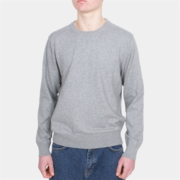 Grunt Knit Carl Crew Grey Melange